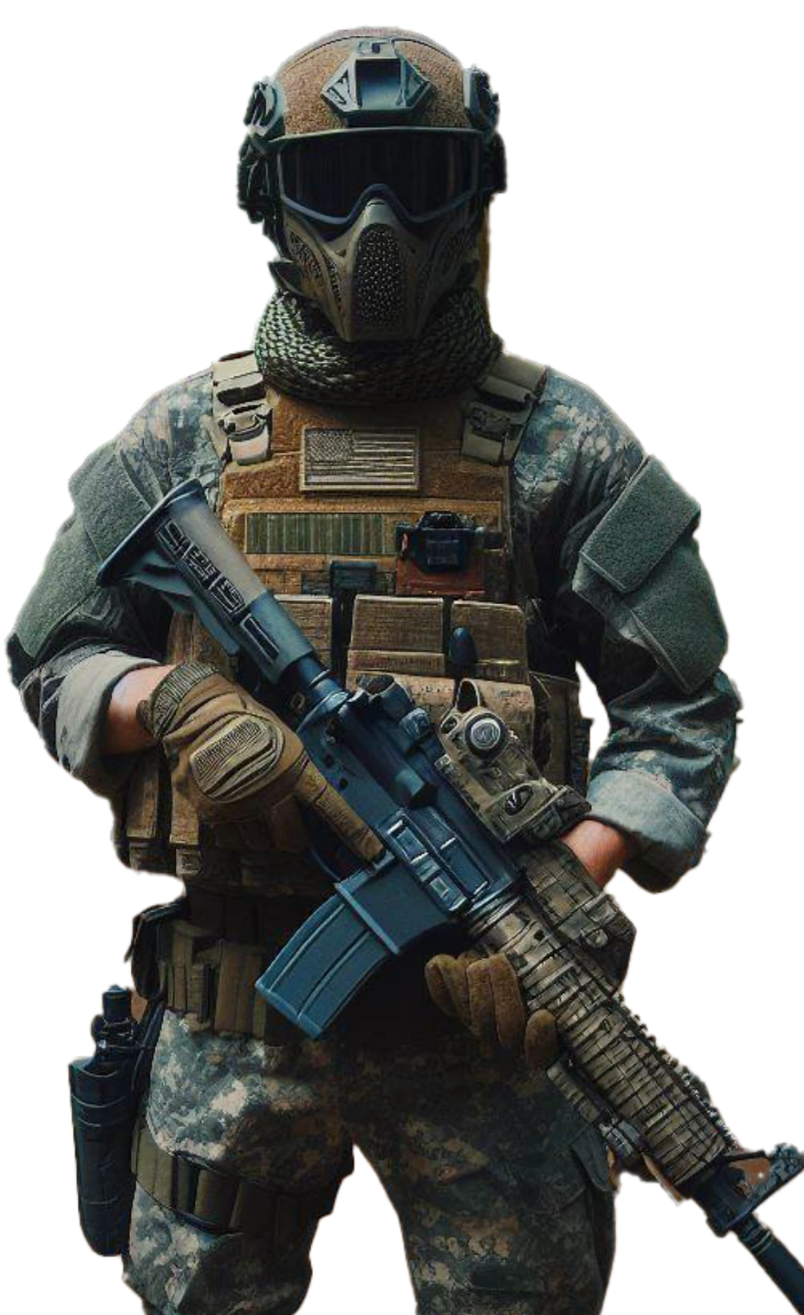 image d'un joueur d'airsoft